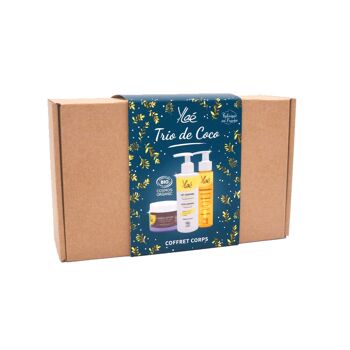 Coffret corps "TRIO DE COCO" édition Noël - Cosmétique Naturelle et Bio 2