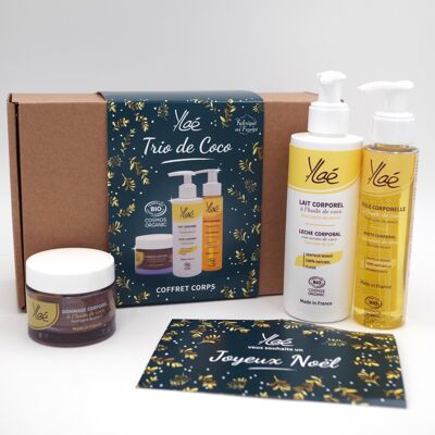 Body box "TRIO DE COCO" Christmas edition - Natural and Organic Cosmetics