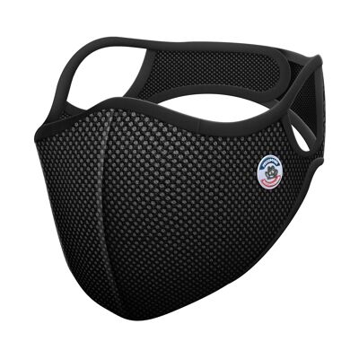 Masque antipollution vélo Frogmask noir M