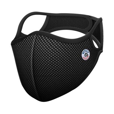 Anti-pollution bicycle mask Frogmask Black size L