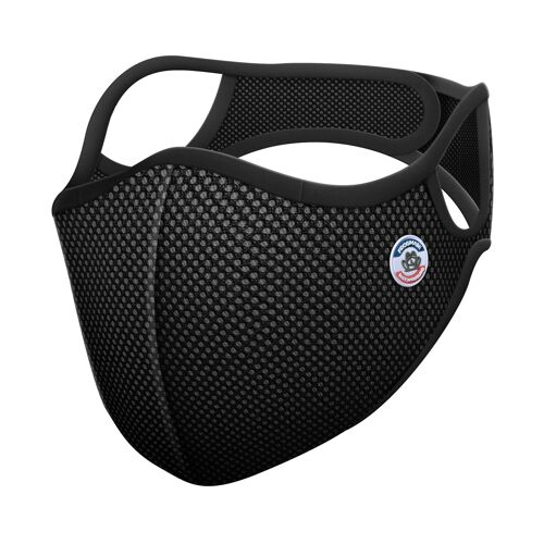 Masque antipollution vélo Frogmask Noir XL