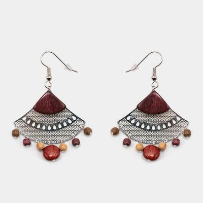 Wooden earrings The Ethnic BO47-AR