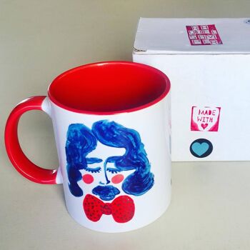 Mug en céramique décoré Illustration Blue Lord_002 1