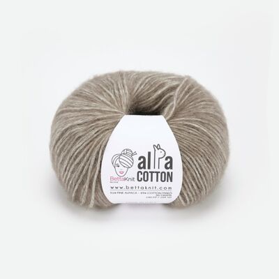 Alpa Cotton, filato soffiato in fine alpaca e cotone makò, Date