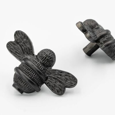 Bee Drawer Knob - Black Finish