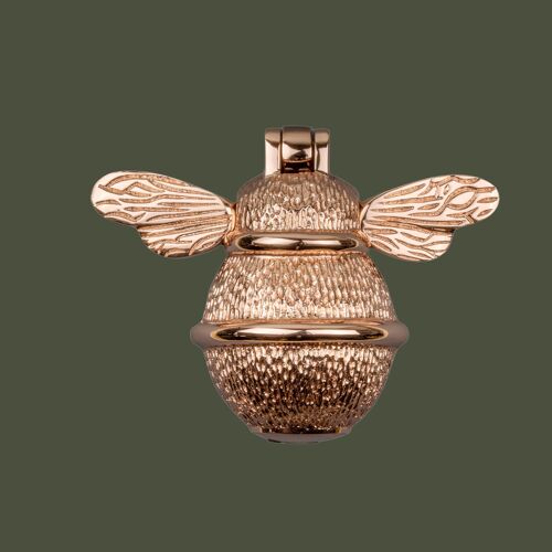 Brass Bumble Bee Door Knocker - Rose Gold Finish