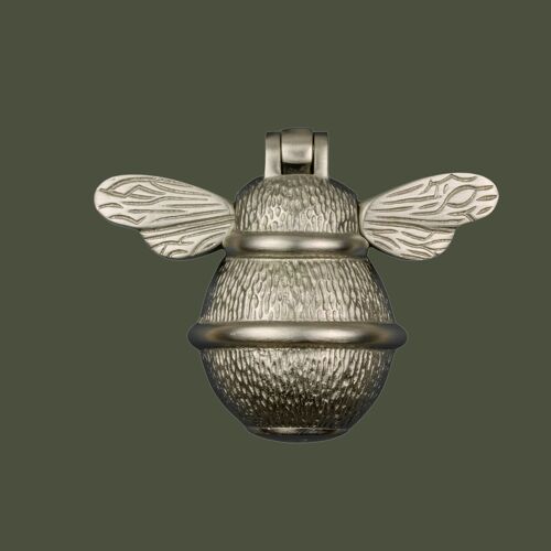 Brass Bumble Bee Door Knocker - Satin Finish