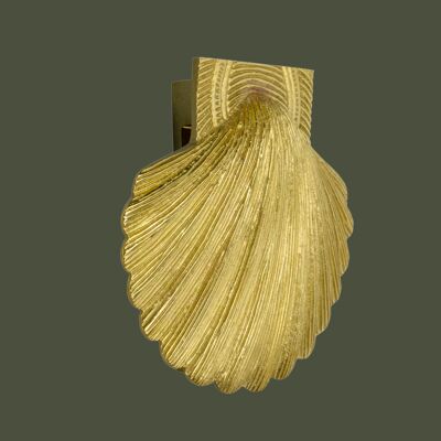 Brass Shell Door Knocker - Brass Finish