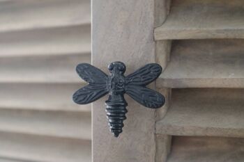 Bouton de tiroir Dragonfly - Fini noir 2