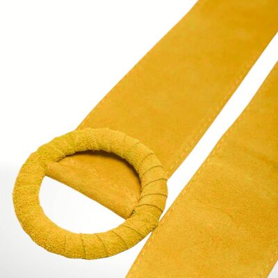 Ceinture en cuir suédé Nivea.
