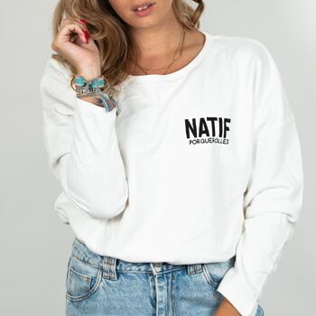 Sweat loose Natif classique Noir 4