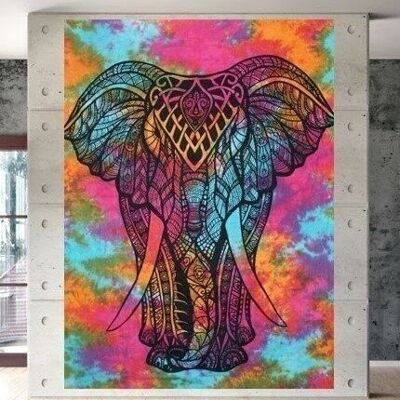 Indian Wall Hanging Decorative Tapestry - Elephant