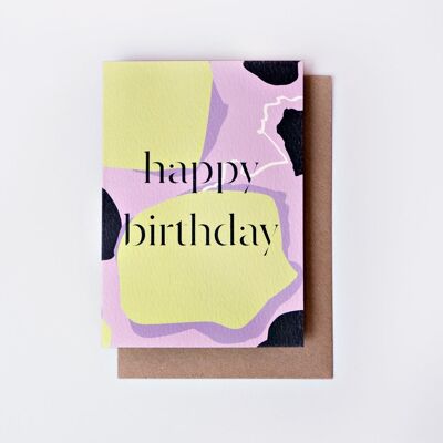 Maulbeere-Geburtstagskarte