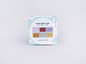 Dot, Grid + Line Giant Stamp Washi Tape - par The Completist 5