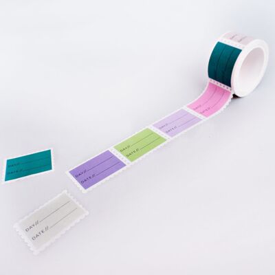 Jour + Date Stamp Washi Tape - par The Completeist
