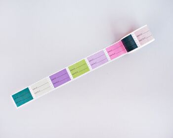 Jour + Date Stamp Washi Tape - par The Completeist 3