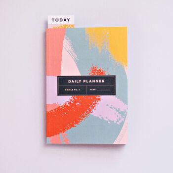 Swirls No.2 Undated Daily Planner Book - par The Completist 2