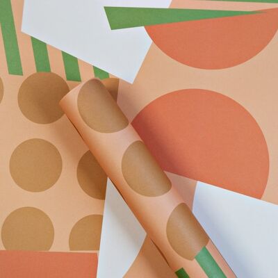 Spots + Stripes Gift Wrap - by The Completist