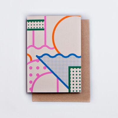 Algebra-Kunstkarte – von The Completist
