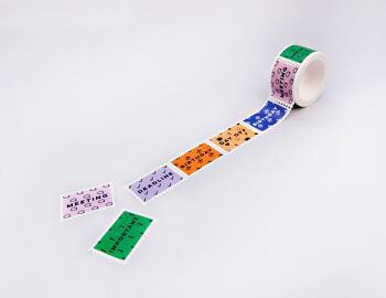 Work Mix Stamp Washi Tape - par The Completist 2