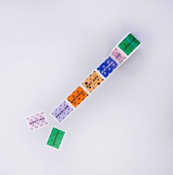 Work Mix Stamp Washi Tape - par The Completist 4