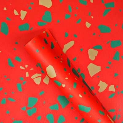 Wrap de Noël en terrazzo - par The Completeist
