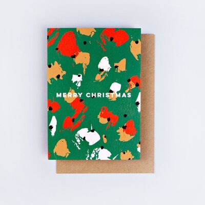 Spot Palette Christmas Card - by The Completist