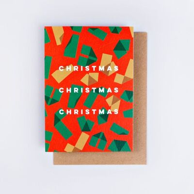 Cartolina di Natale Origami - di The Completist
