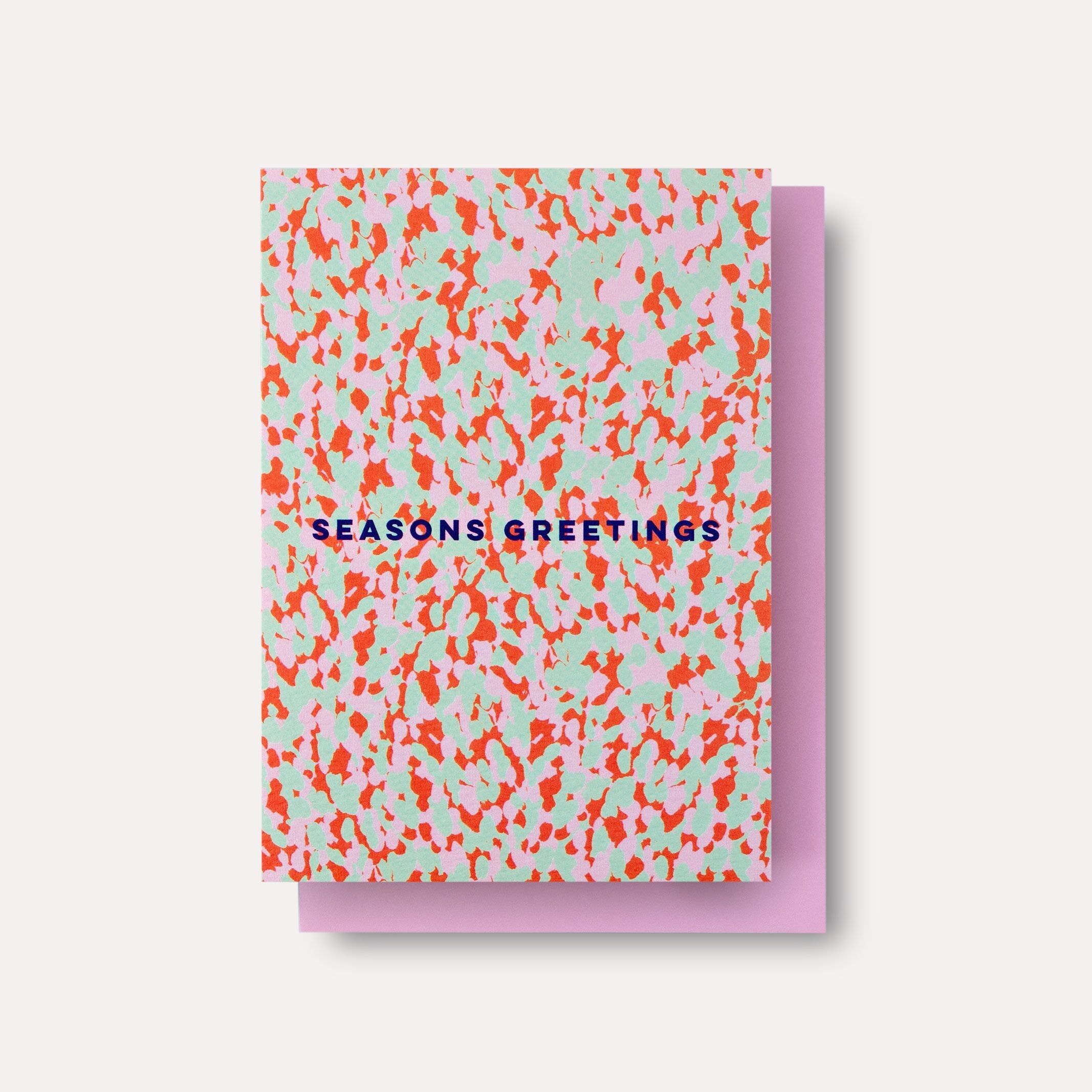 Carta di coriandoli pastello di Natale