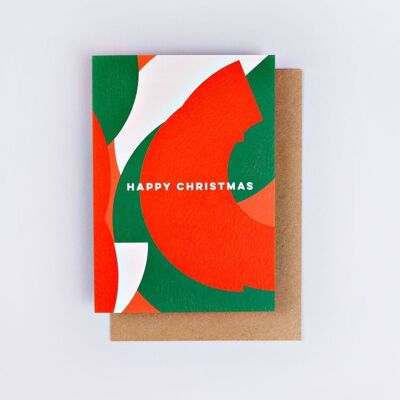 Christmas Circles Card - by The Completist