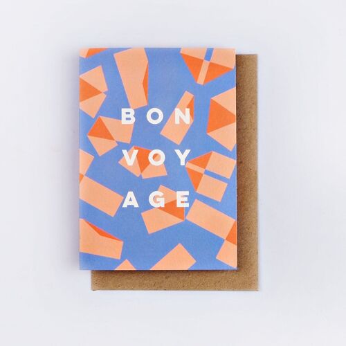 Bon Voyage Origami Card - by The Completist