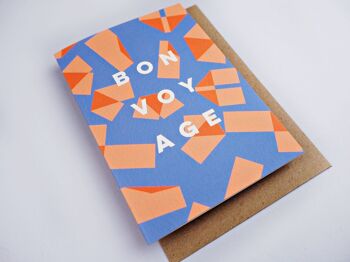 Carte Bon Voyage Origami - par The Completist 2