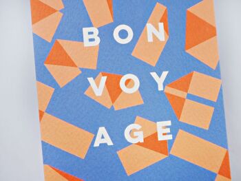 Carte Bon Voyage Origami - par The Completist 3