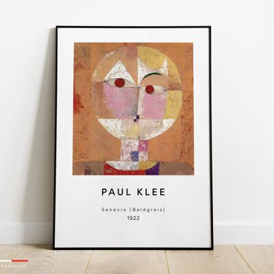 Affiche Senecio - Poster Paul Klee