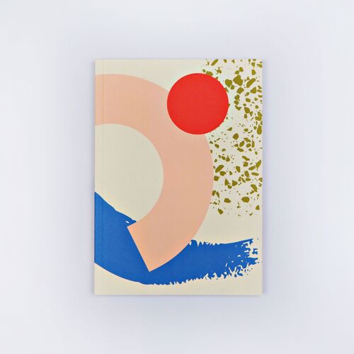 Memphis Brush A5 Layflat Notebook