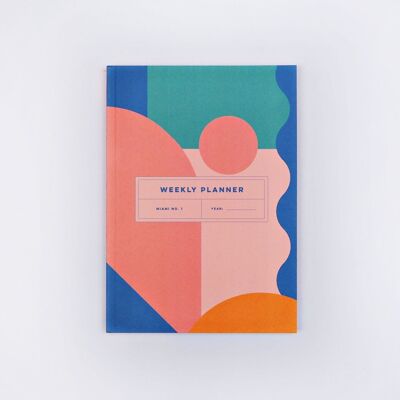 Miami No.1 Undated Weekly Planner Book - par The Completist