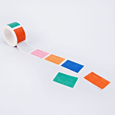 Primary Days of the Week To Do Stamp Washi Tape - di The Completist