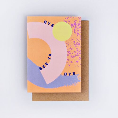Bye Seeya Bye Card - by The Completist