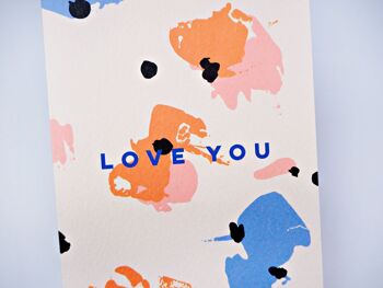 Palette de taches Love You Card 3