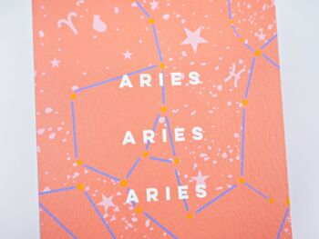 Carte d'anniversaire Cosmic Aries Astro 3