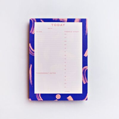 Blue Shadow Brush Planner Pad - by The Completist