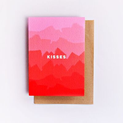 Küsse Ombre-Karte
