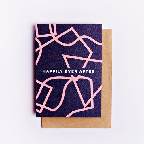 Happily Ever After Shapes Card