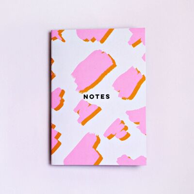 Pink Mustard Animal Slimline Notebook - by The Completist