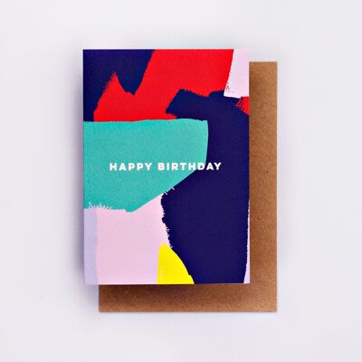 Helle Maler-Geburtstagskarte