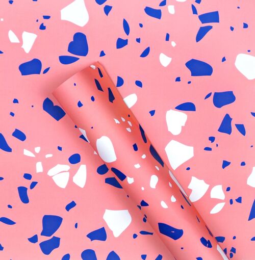 Pink Terrazzo Gift Wrap - by The Completist