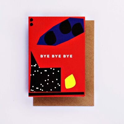 Bye Bye Bye Cut Out Card - di The Completist