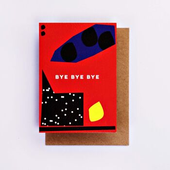 Bye Bye Bye Cut Out Card - par The Completist 1