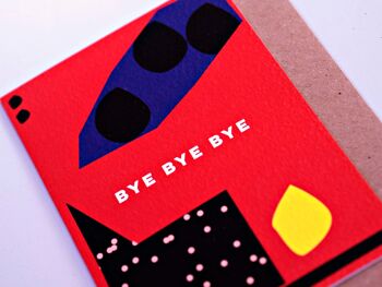 Bye Bye Bye Cut Out Card - par The Completist 2