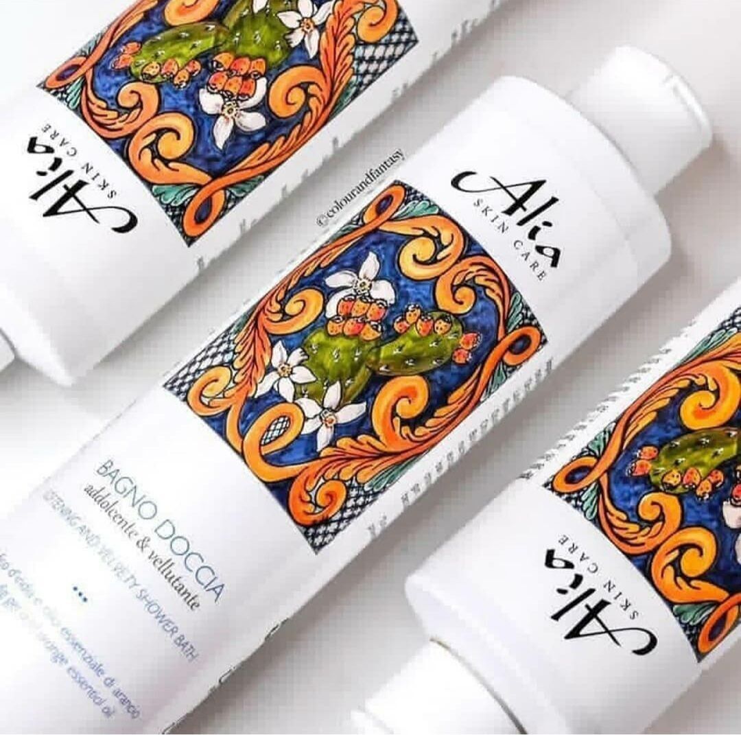 BAÑO DE DUCHA SUAVIZANTE Y ATERCIOPELADO CUIDADO DE LA PIEL ALIA